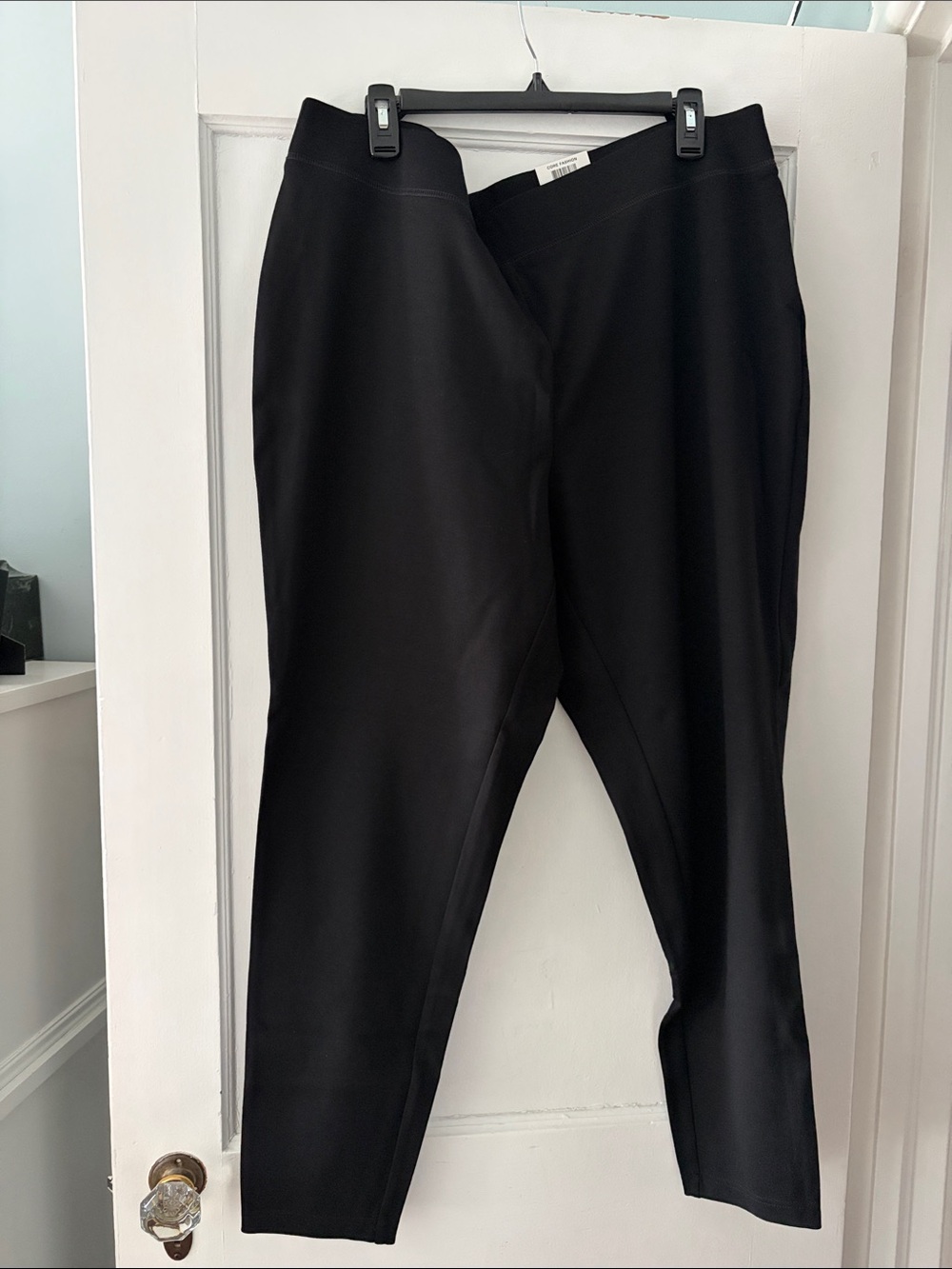 Classic Black Stretch Ponte Pants